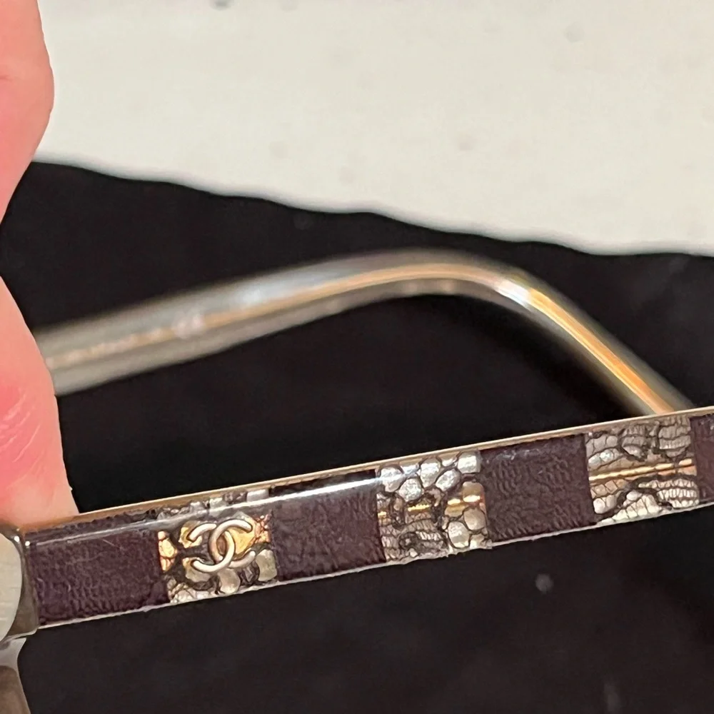 Chanel Milky Brown Lace Glasses